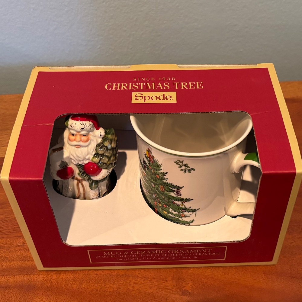 Spode Christmas mug and ornament